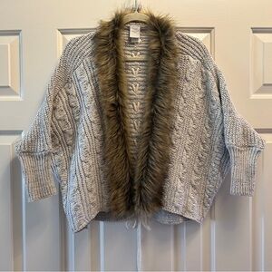 Northern Angel Grey Knit Cardigan Sweater